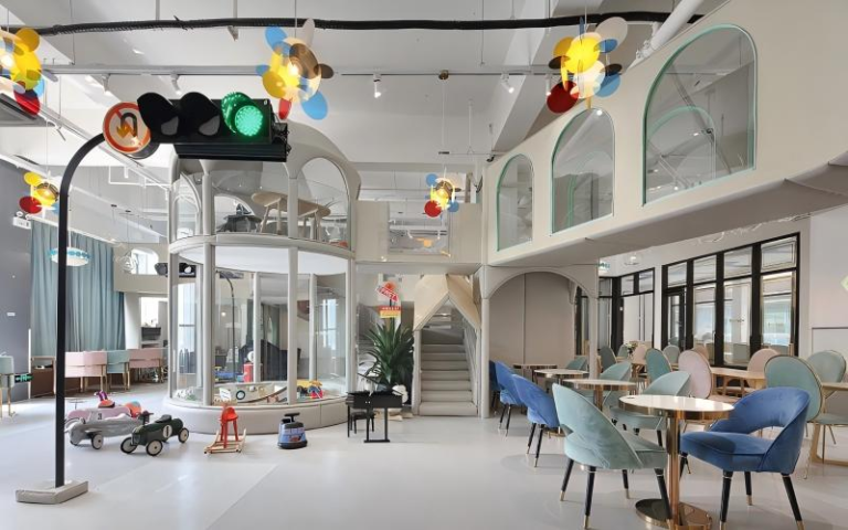 family restaurant with indoor playground in shanghai (4)