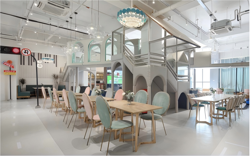 family restaurant with indoor playground in shanghai (5)